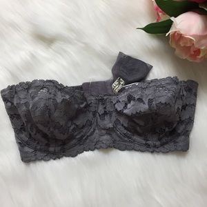 Intimately Free People 32C Lace Strapless Bra NWOT